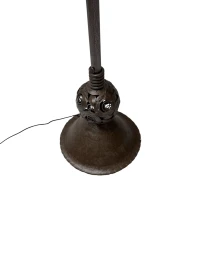Art Deco Amsterdamse School Floor Lamp by Amsterdamsche Kunstsmederij, 1920s